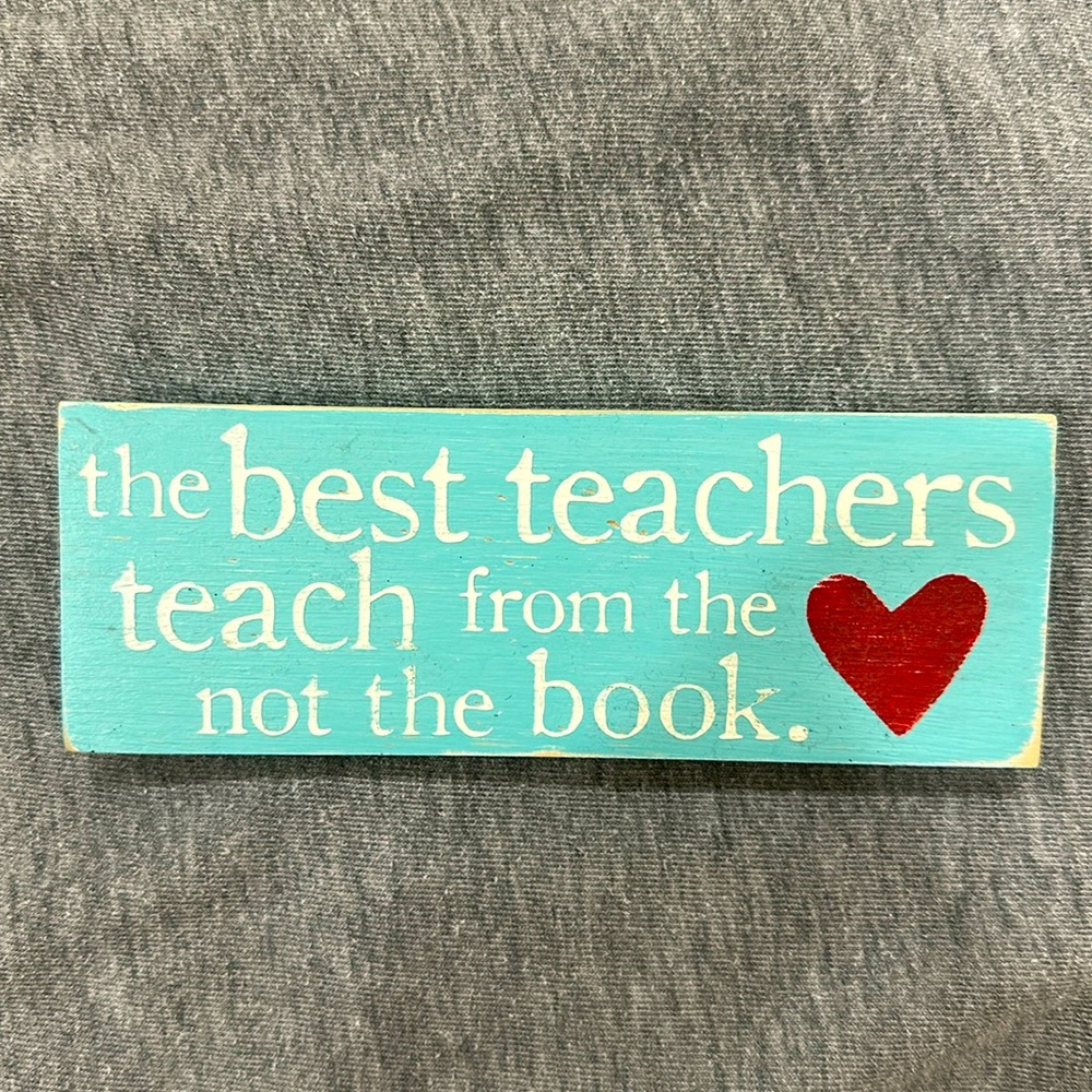 Teacher sign